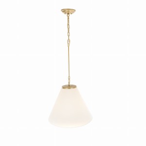 Stylowa Lampa Sufitowa Sol M Złota Szer. 44,5cm