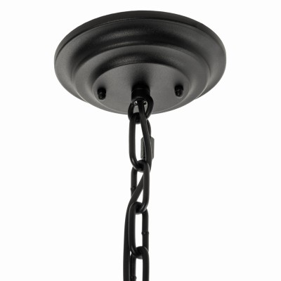 Lampa Sufitowa  w Stylu Modern Farmhouse Czarna Szer. 115cm 7