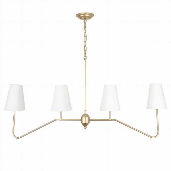 Lampa Sufitowa w Stylu Modern Classic Slim Złota Szer. 115cm