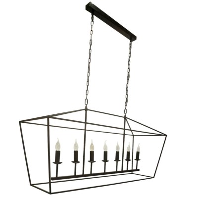 Lampa Sufitowa w Stylu Farmhouse Geen XL Czarna