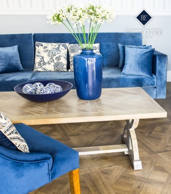 Stolik Kawowy Avola Dąb Bielony 127x71x47cm 11