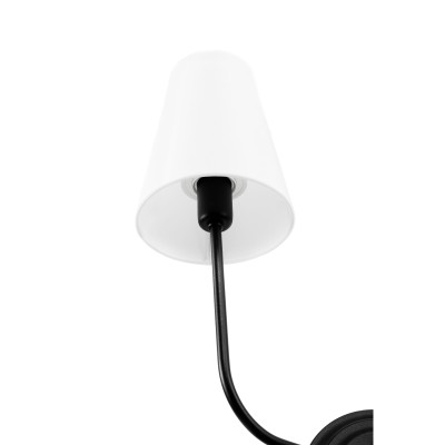Kinkiet  w Stylu Modern Farmhouse Slim Podwójny Czarny Wys. 41cm 4