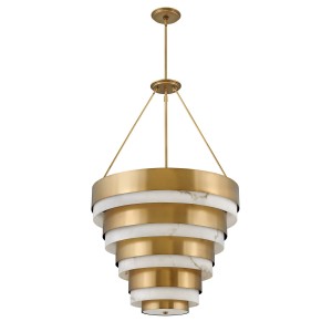 Lampa Sufitowa Parma L, Żyrandol Złota 112,9x69,2x195,7cm