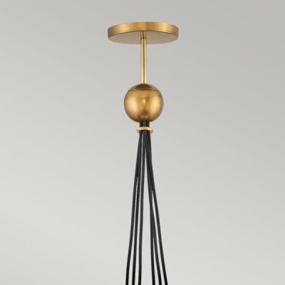 Lampa Sufitowa Lucerna, Złota 146,4x58,9x230,2cm 4