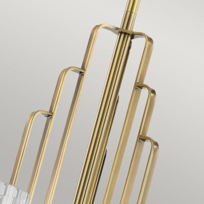 Lampa Sufitowa Perugia, Żyrandol Mosiądz 52,6x68,6x169,8cm 4