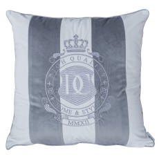 Poduszka Haftowana Dekoracyjna Velvet Premium Design w Pasy - Różne Kolory Tkanin