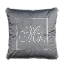 Poduszka Haftowana Dekoracyjna Dla Niego - Różne Kolory Tkanin