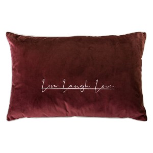 Poduszka z Haftem Live Laugh Love - dowolny kolor