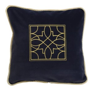 Poduszka Haftowana Dekoracyjna Velvet Art Deco - Różne Kolory Tkanin