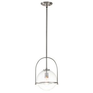 Lampa Sufitowa Pesaro, Przeźroczysta Nikiel 43,3x28,9x129,4cm