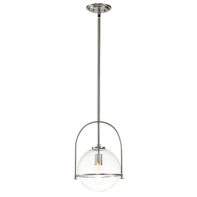 Lampa Sufitowa Pesaro, Przeźroczysta Nikiel 43,3x28,9x129,4cm 2