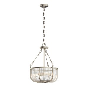 Lampa Sufitowa Aurelia, Żyrandol Nikiel 50,2x40,6x154,4cm