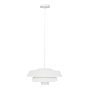 Lampa Sufitowa, Wisząca Barletta Biały 46x46x40-161cm