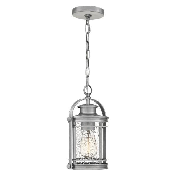 Lampa Zewnętrzna, Wisząca Benev Aluminium 16x13x28cm