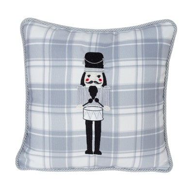 Poduszka Haftowana Dekoracyjna Dziadek do Orzechów- Różne Kolory Tkanin 2