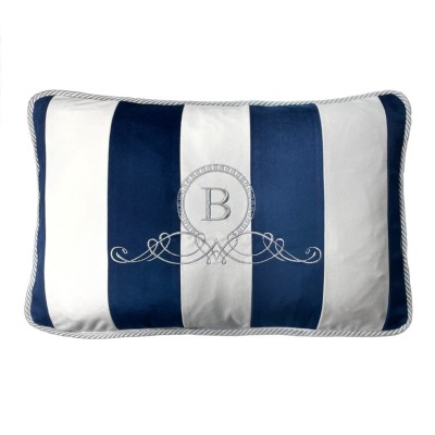 Poduszka Haftowana Dekoracyjna Velvet Monogram Premium - Różne Kolory Tkanin 2