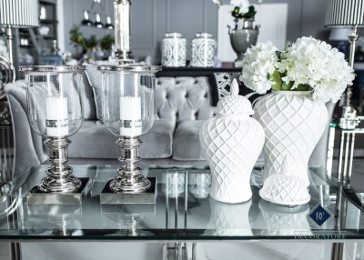 Świeca Biała Lene Bjerre M 5