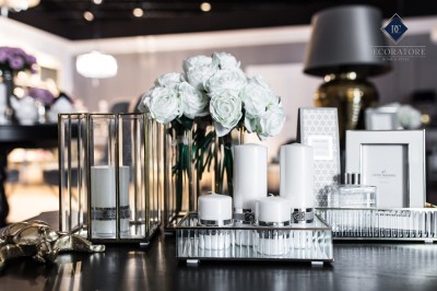 Świeca Biała Lene Bjerre M 11