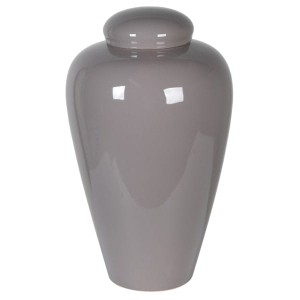 Waza Ceramiczna, Amfora Taupe Wys. 39cm - defekt