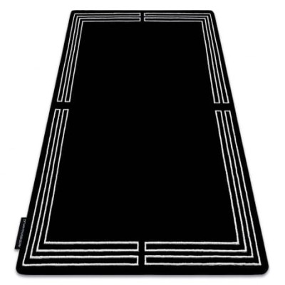 Dywan Fabio Frame Czarny - Różne Rozmiary 7