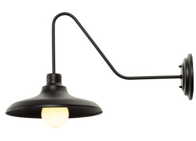 Kinkiet w Stylu Modern Farmhouse Ferio, Czarny 29x55x32cm 3