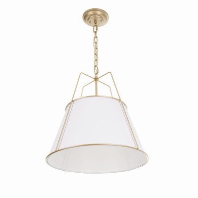 Lampa Sufitowa Ambia Złota w Stylu Modern Farmhouse 40x40x100cm 3