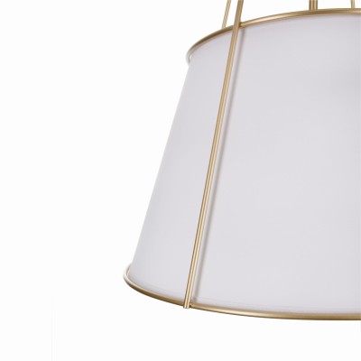 Lampa Sufitowa Ambia Złota w Stylu Modern Farmhouse 40x40x100cm 6