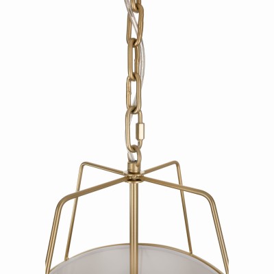Lampa Sufitowa Ambia Złota w Stylu Modern Farmhouse 40x40x100cm 7