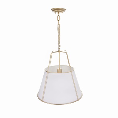Lampa Sufitowa Ambia Złota w Stylu Modern Farmhouse 40x40x100cm 9