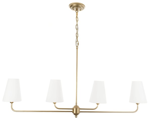 Elegancka Lampa Sufitowa Clas Złota Szer. 100cm