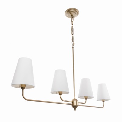 Elegancka Lampa Sufitowa Clas Złota Szer. 100cm 6