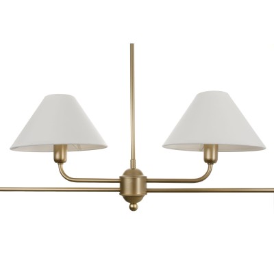 Elegancka Lampa Sufitowa Clas Złota Szer. 100cm 10