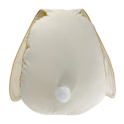 Poduszka Haftowana Dekoracyjna Velvet Zajączek Wielkanocny - Różne Kolory Tkanin 3