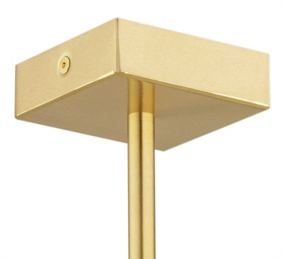 Lampa Wisząca Abruzzo Biała Mosiądz 91x86x86cm 7