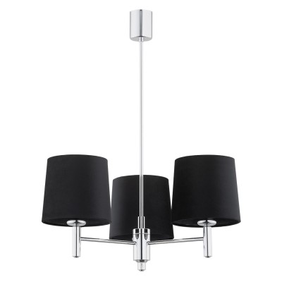 Lampa Wisząca Bolzano Plus Ciemnoszary Chrom 63x47,5x47,5cm 3