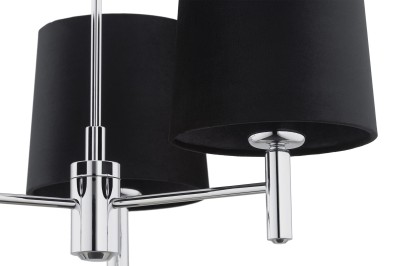 Lampa Wisząca Bolzano Plus Ciemnoszary Chrom 63x47,5x47,5cm 5