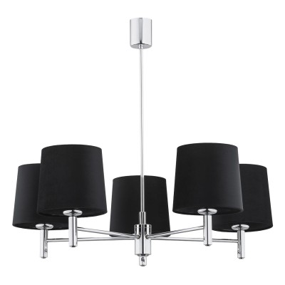 Lampa Wisząca Bolzano Plus Ciemnoszary Chrom 63x71x71cm 3