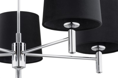 Lampa Wisząca Bolzano Plus Ciemnoszary Chrom 63x71x71cm 5