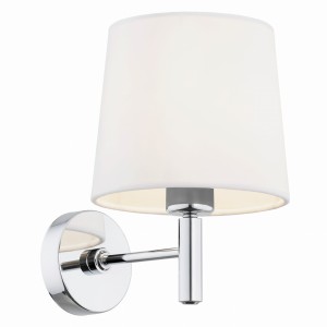 Kinkiet Bolzano Plus Śmietankowy Chrom Wys. 22,5cm