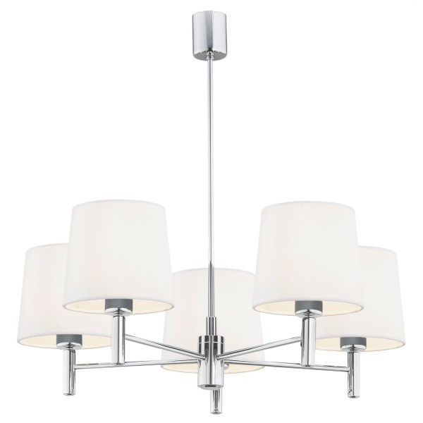 Lampa Wisząca Bolzano Plus Biały Chrom 63x71x71cm