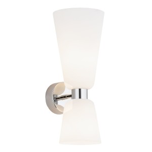 Kinkiet Reno Opal Mat Chrom Wys. 34cm