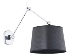 Kinkiet Zakyntos Czarny Chrom Wys. 50cm
