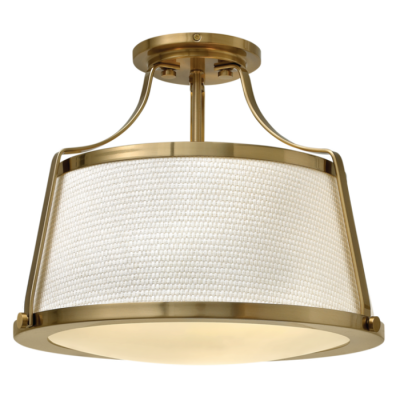 Lampa Sufitowa, Wisząca Trevi Szczotkowany Brąz 40,6x40,6x33cm