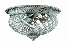 Plafon Cristal S Srebro, Kryształ 30x30x20cm
