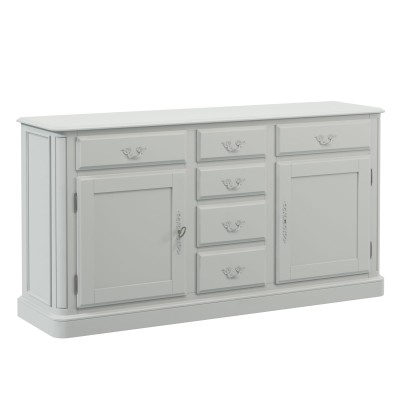 Provencale Laura Ashley Komoda Szara 160x41x85cm 3