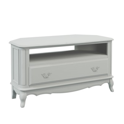 Provencale Laura Ashley Narożna Szafka RTV Szara 110x55x59cm 3