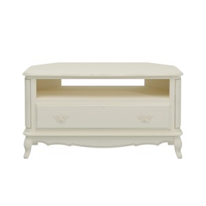 Provencale Laura Ashley Narożna Szafka RTV Kość Słoniowa 110x55x59cm