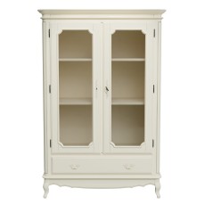 Provencale Laura Ashley Witryna Kość Słoniowa 120x45x180cm