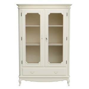 Provencale Laura Ashley Witryna Kość Słoniowa 120x45x180cm