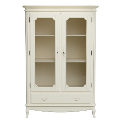 Provencale Laura Ashley Witryna Kość Słoniowa 120x45x180cm 2
